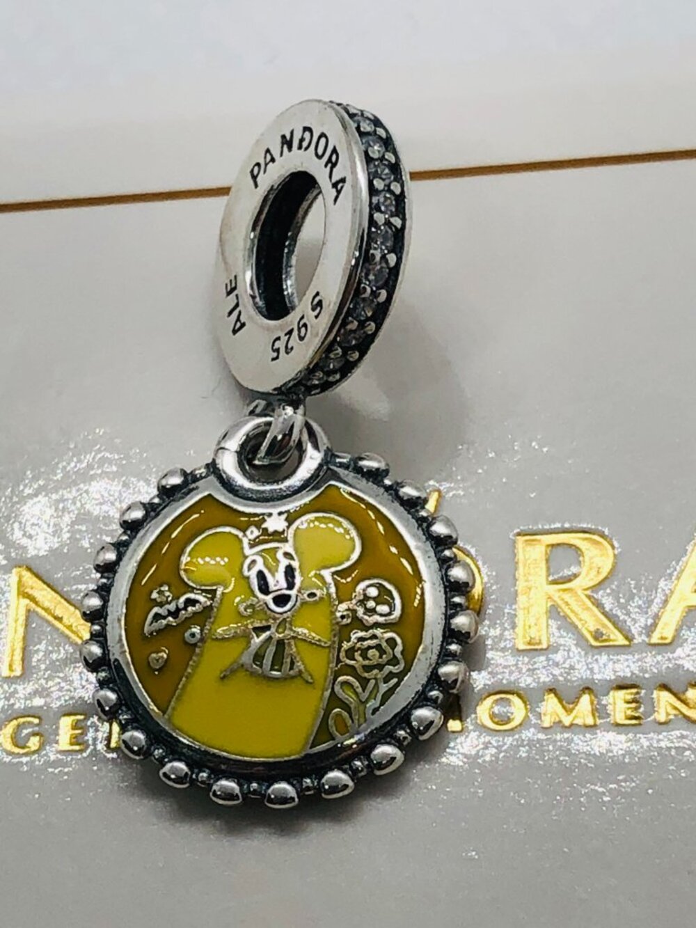 Pandora Disney Mickey Mouse &Minnie Mouse Exclusive Dangle charm S925 Silver
